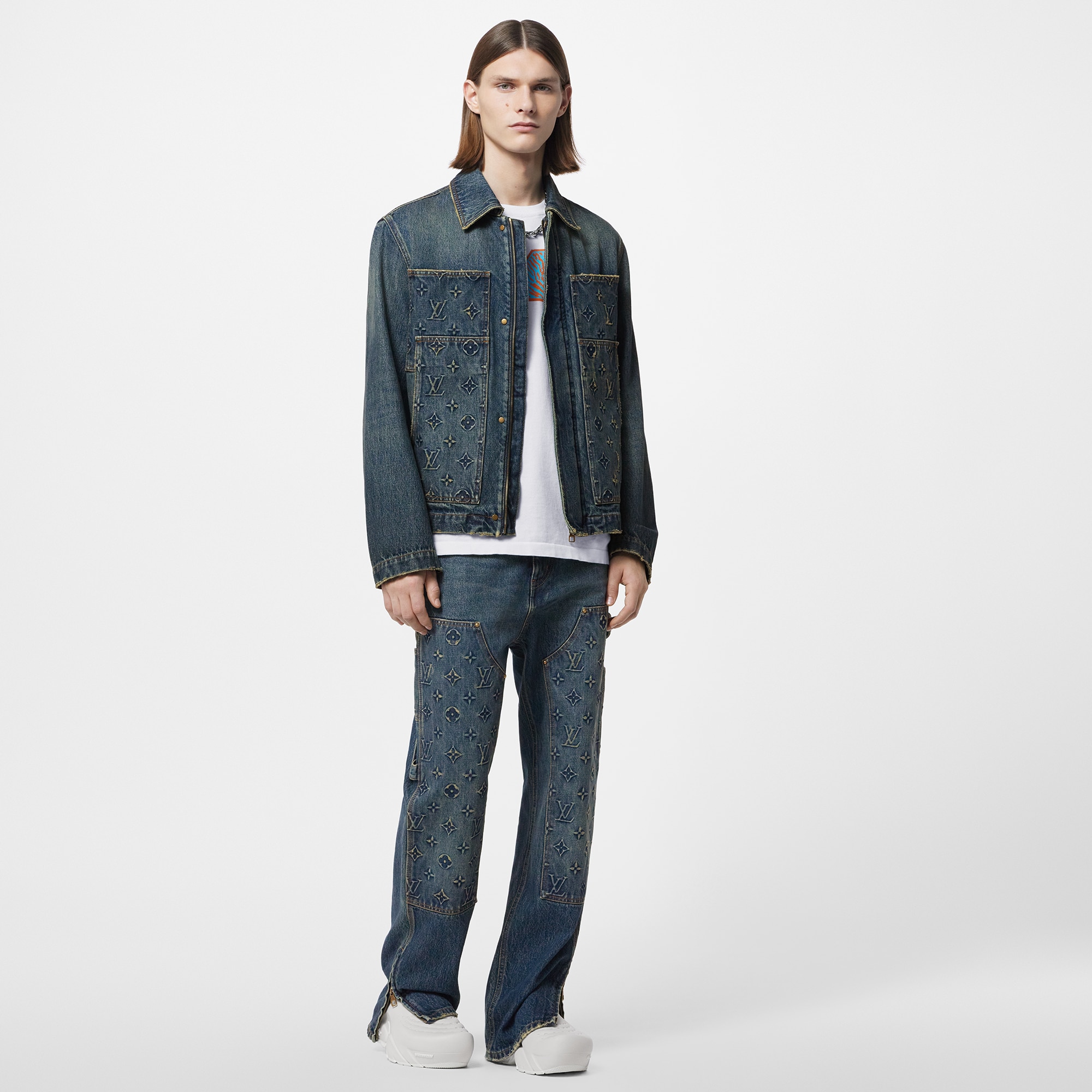 Denim jacket clearance louis vuitton